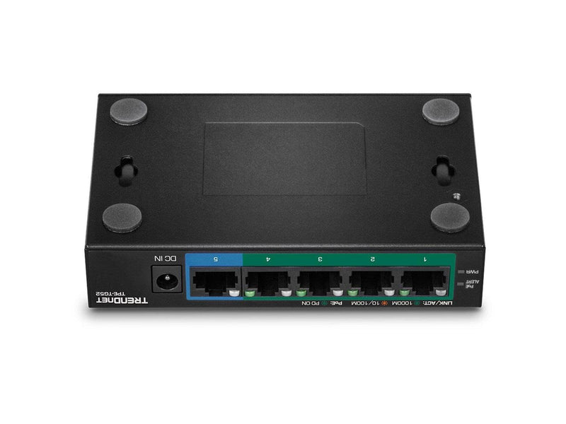 TRENDnet TPE-TG52 5-Port Gigabit PoE+ Switch (32W)