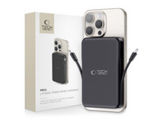 Tech-Protect LifeMag PB31 Power Bank with MagSafe 10000mAh 15W USB-C / USB-A / Built-in USB-C / Lightning Cables - Black - 10000 mAh