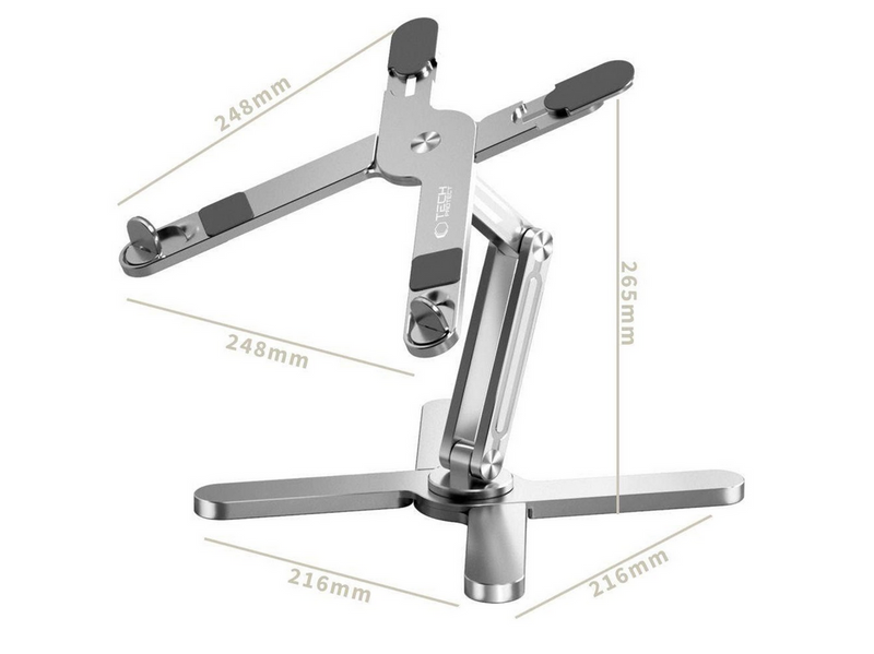 Tech-Protect ULS200 Universal Stand for Laptops up to 16" - Silver