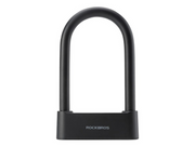 Rockbros 32210818001 SMART Bicycle Lock with Fingerprint Reader and Bluetooth Connectivity - Black