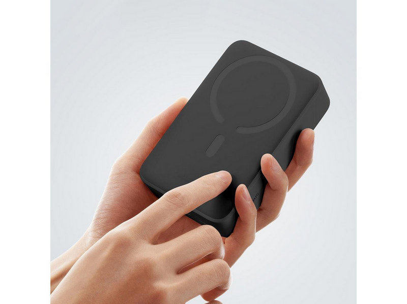 Baseus EnerFill FM41 20000mAh 20W Magnetic Power Bank with 30cm USB-C to USB-C Cable - Black - 20000 mAh