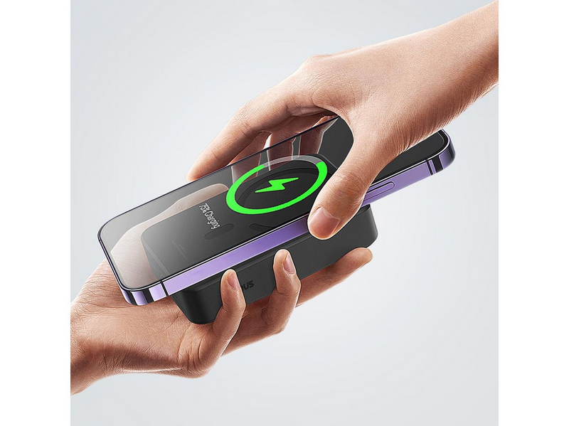 Baseus EnerFill FM41 20000mAh 20W Magnetic Power Bank with 30cm USB-C to USB-C Cable - Black - 20000 mAh
