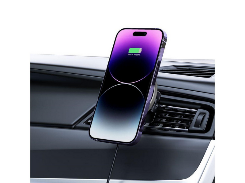 Tech-Protect A2 Car Phone Holder with MagSafe 15W Inductive Charger for Air Vent - Blackmo