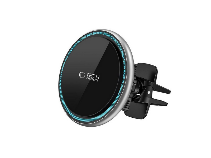 Tech-Protect A2 Car Phone Holder with MagSafe 15W Inductive Charger for Air Vent - Blackmo