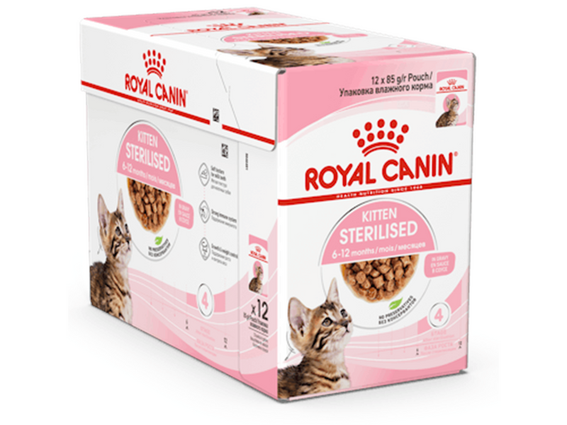 Royal Canin Kitten Sterilised Gravy 12x 85g