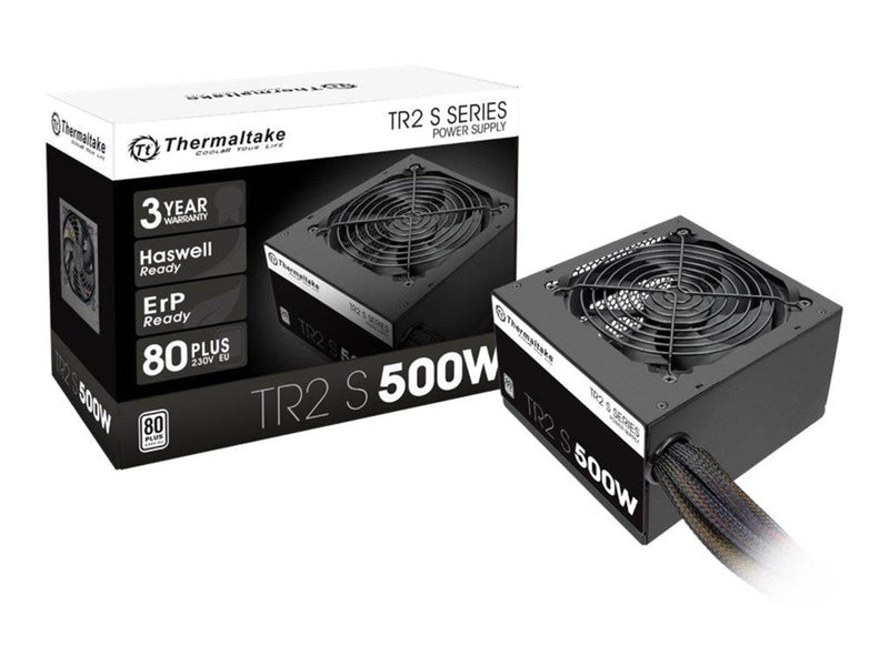Thermaltake TR2 S 500W Netzteile - 500 Watt - 120 mm - ATX - 80 Plus White (bis zu 80% effektiv)