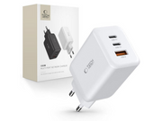 Tech-Protect C65W AC Charger 2x USB-C PD 65W / USB-A QC 3.0 - White