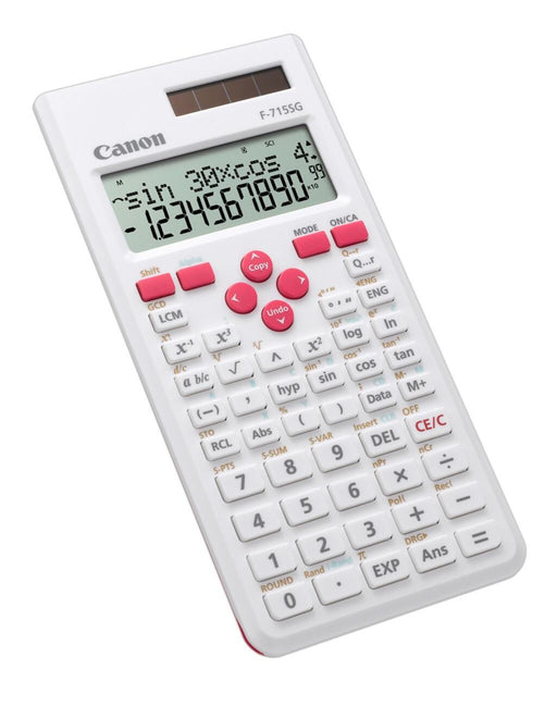Canon F-715SG-WHM Wissenschaftlicher Rechner 10 Stellen + 2 Exponenten 250 Funktionen