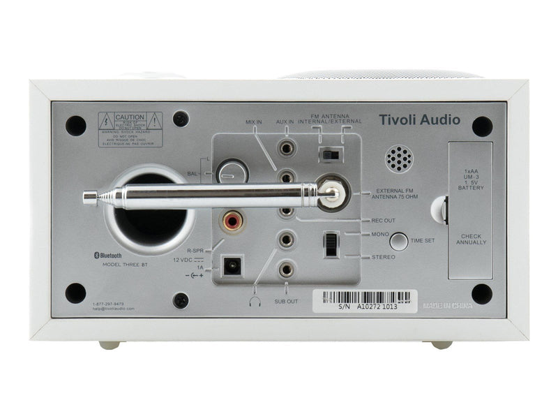Tivoli Audio Model Three BT - AM/FM - Weiß