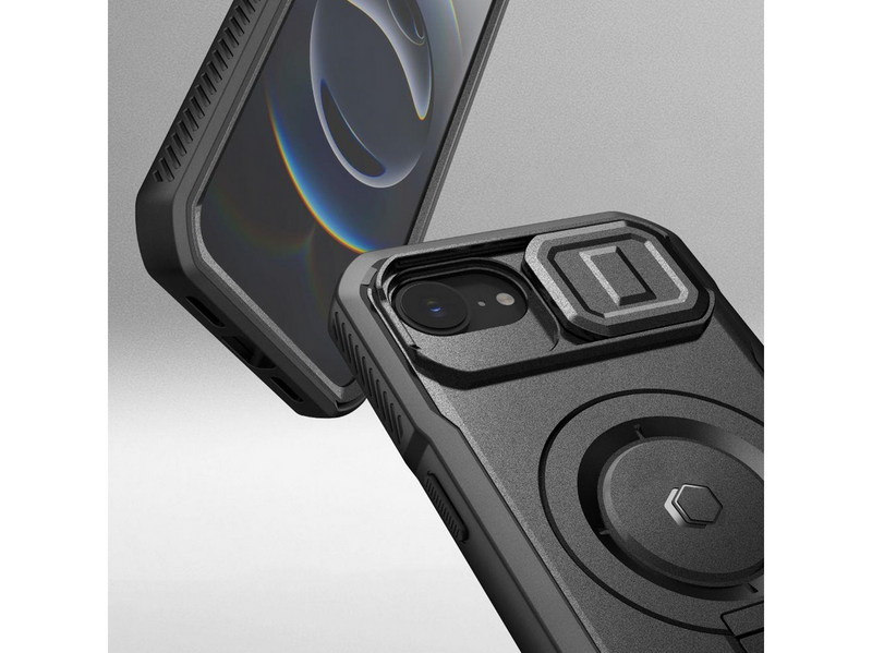 Tech-Protect Kevlar Magsafe Case for iPhone 16e / 17e - Black