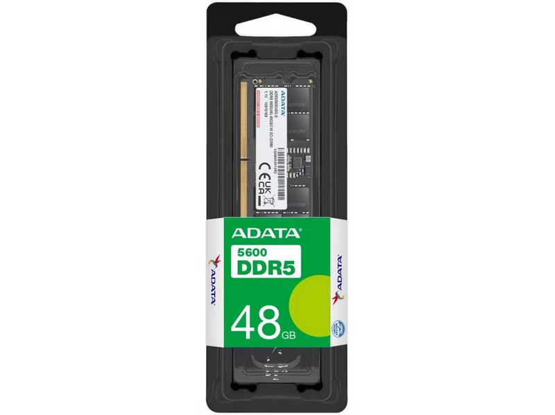 A-Data SODIMM DDR5-5600 - 48GB - CL46 - Single Channel (1 pcs) - Schwarz