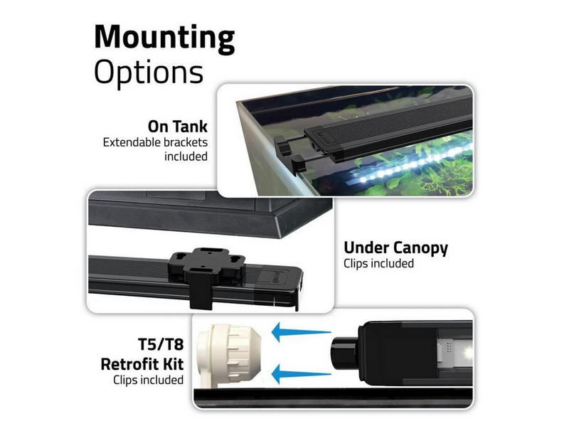 FLUVAL Aquasky 3.0 LED w/WiFi & BT 25W 83-115 cm