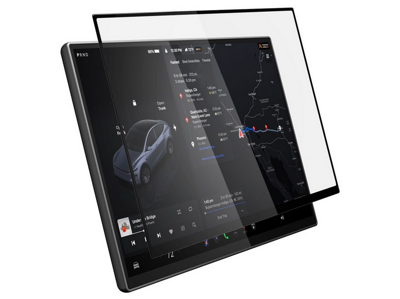 Spigen GLAS.tR EZ Fit | 16 inch - Tesla Model Y Screen Protector