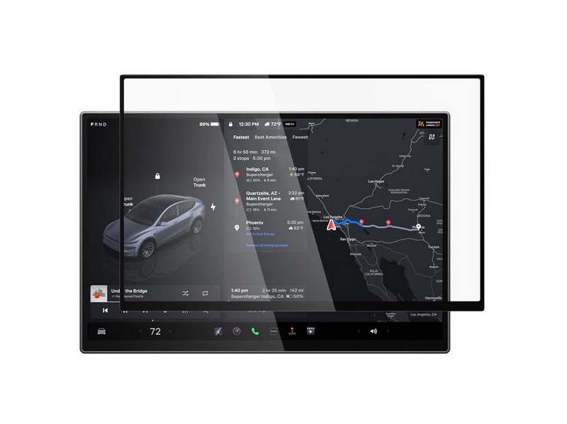 Spigen GLAS.tR EZ Fit | 16 inch - Tesla Model Y Screen Protector