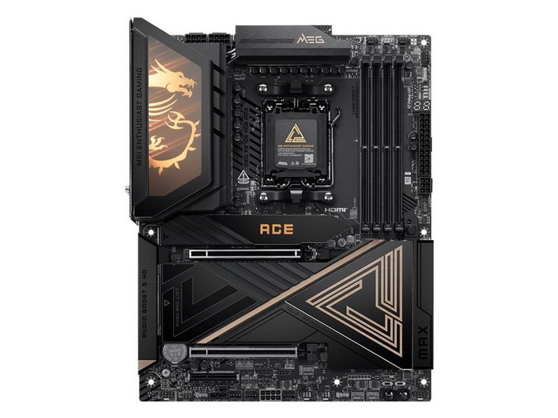 MSI MEG X870E ACE MAX Mainboard - AMD X870E - AMD AM5 - DDR5 RAM - ATX