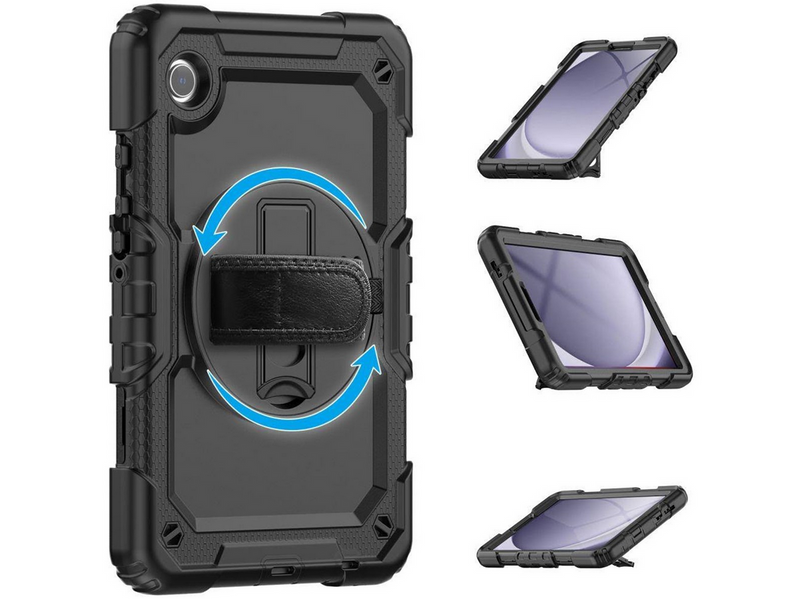 Tech-Protect Solid360 Case for Samsung Galaxy Tab A9+ 11.0 X210 / X215 / X216 - Black