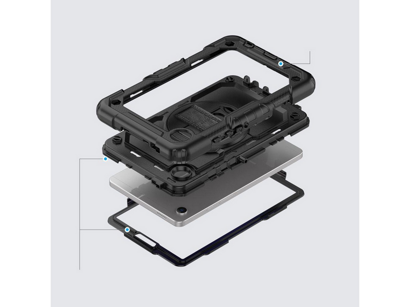 Tech-Protect Solid360 Case for Samsung Galaxy Tab A9+ 11.0 X210 / X215 / X216 - Black