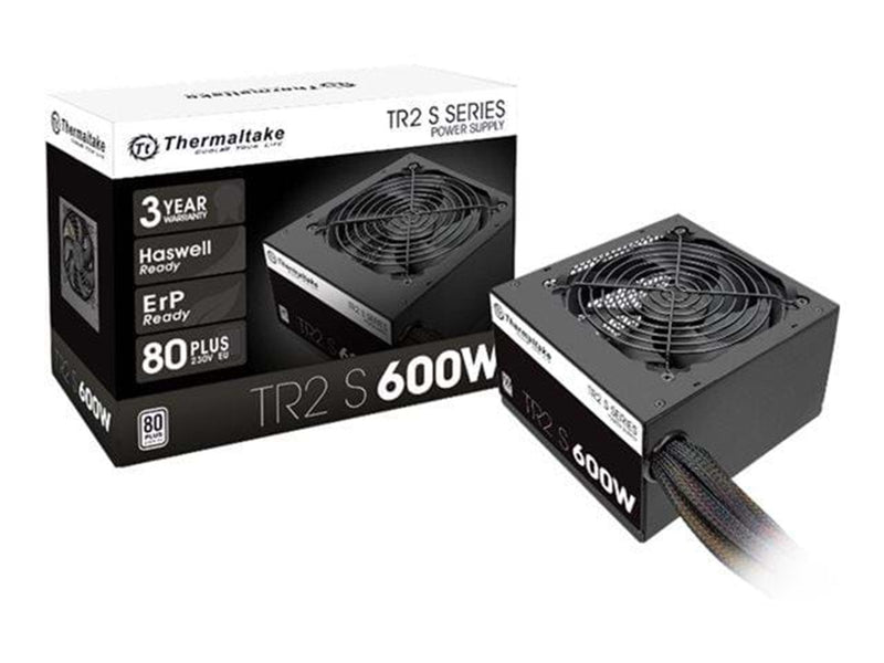 Thermaltake TR2 S 600W Netzteile - 600 Watt - 120 mm - ATX - 80 Plus White (bis zu 80% effektiv)