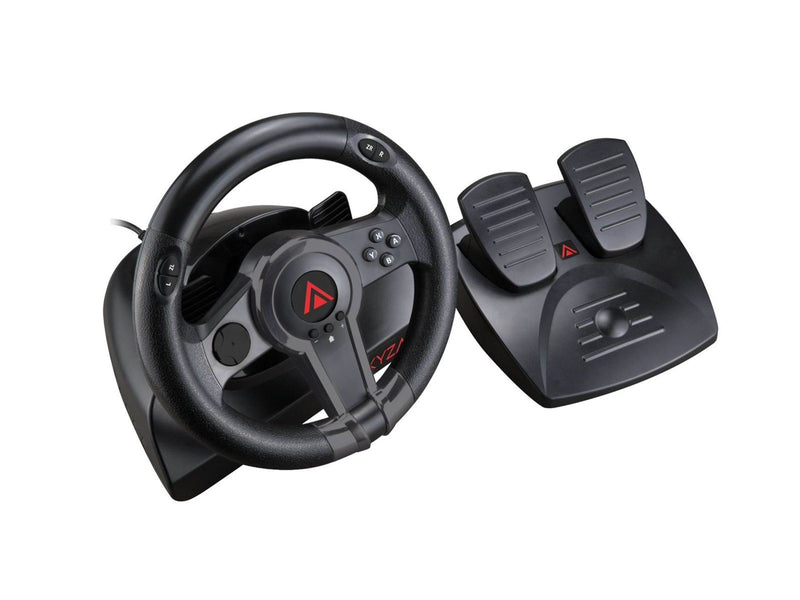 Kyzar Switch Racing Wheel - Wired Steering wheel & Pedal set - Nintendo Switch