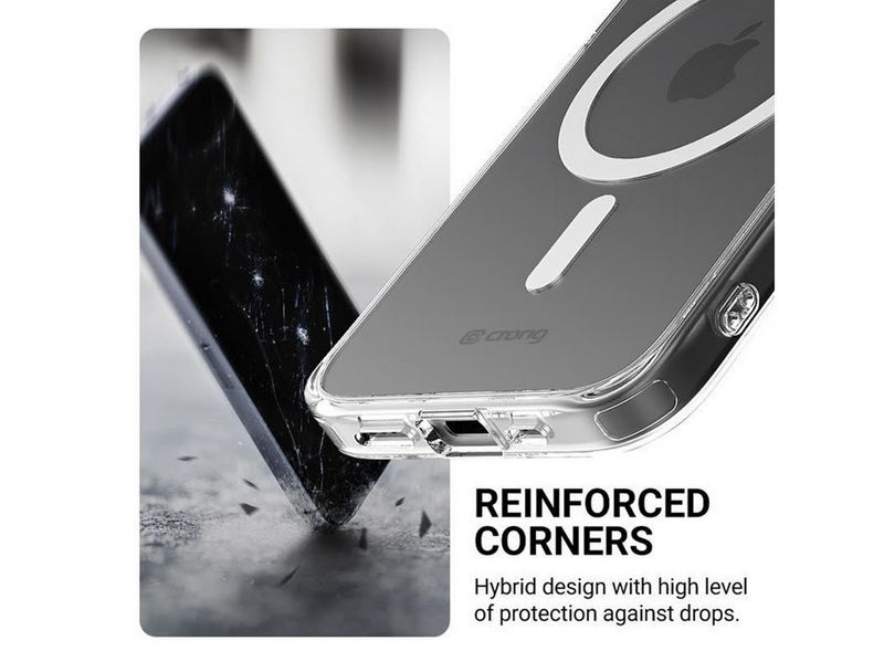 CRONG Clear MAG Cover - iPhone 17e / 16e MagSafe Case - Clear