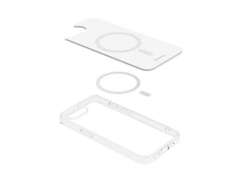 CRONG Clear MAG Cover - iPhone 17e / 16e MagSafe Case - Clear