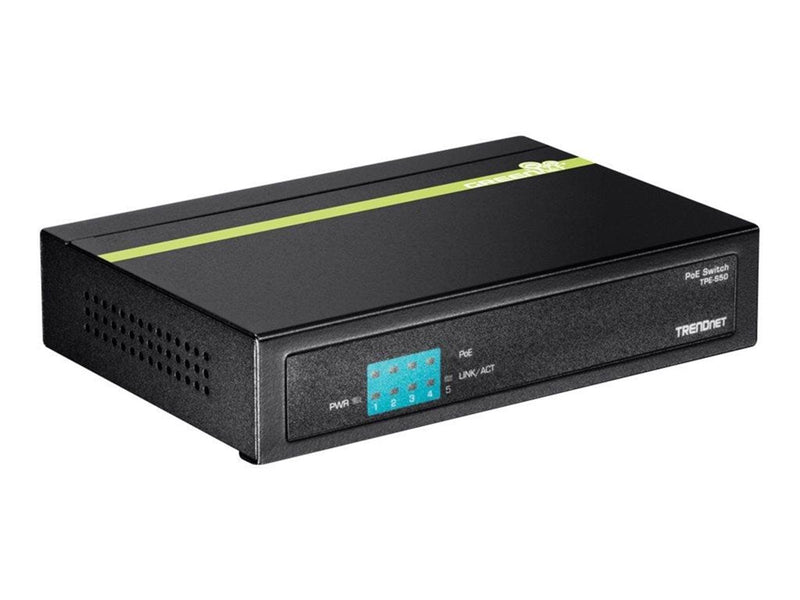 TRENDnet TPE-S50 5-Port 10/100 Mbps PoE Switch