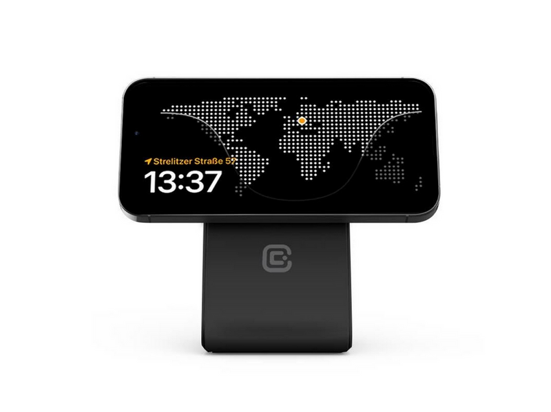 CRONG MagSpot Pivot Stand - 3-in-1 Wireless Charger with MagSafe for iPhone Apple Watch and AirPods - Black