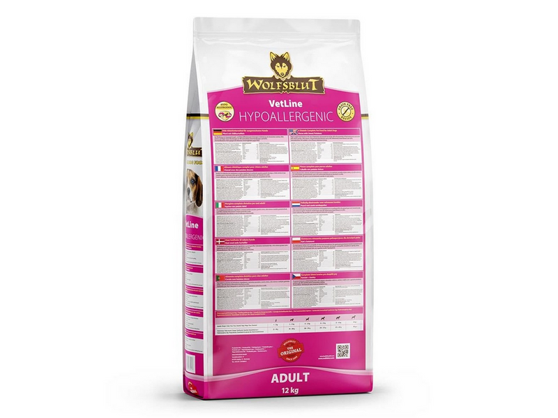 Wolfsblut VetLine Hypoallergenic Horse - dry dog food - 12kg