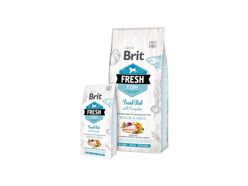 Brit Fresh Fish with Pumpkin Adult Large Muscles & Joints