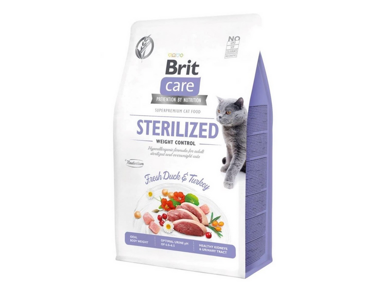 Brit Sterilized Weight Control - dry cat food - 7 kg