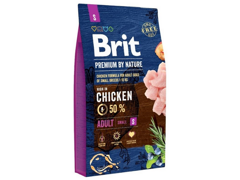 Brit Premium by Nature Small Chicken - dry dog food - 8 kg