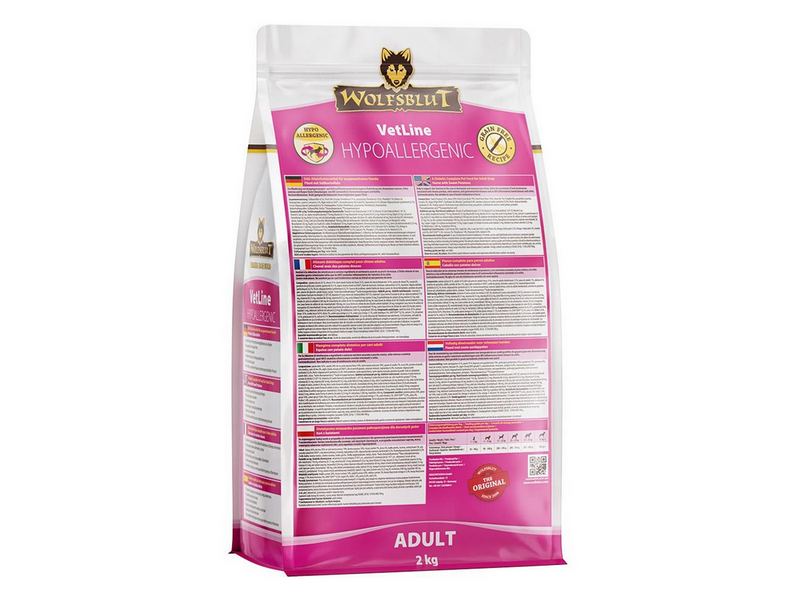 Wolfsblut VetLine Hypoallergenic Horse with sweet potatoes - dry dog food - 2kg