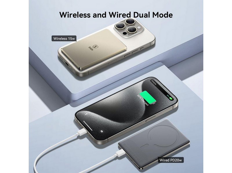 SiGN Magnetic 20W Ultra Slim - 5000 mAh