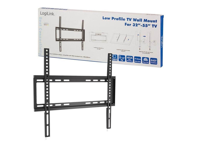 LogiLink TV wall mount VESA 400x400 32-55' 35 kg 55" 200 x 200 mm