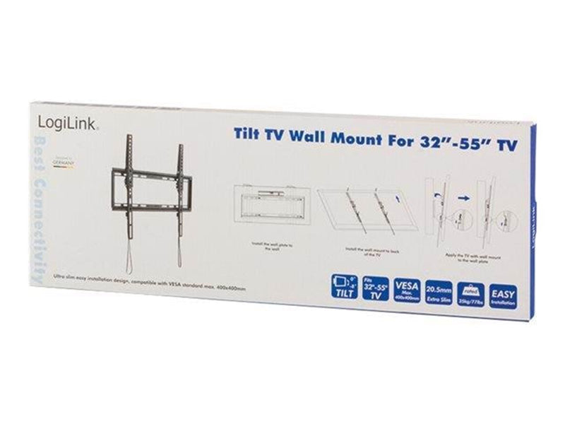 LogiLink Uchwyt scienny LCD/LED VESA 400x400 32-55' 35 kg 55" 200 x 200 mm