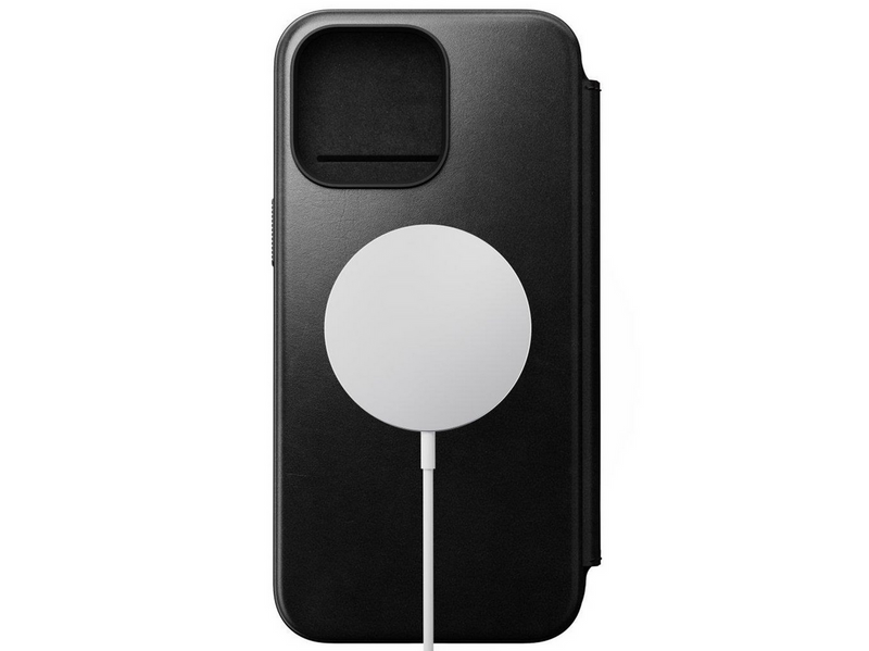 Nomad Modern Leather Folio - iPhone 15 Pro Max | Black | Horween