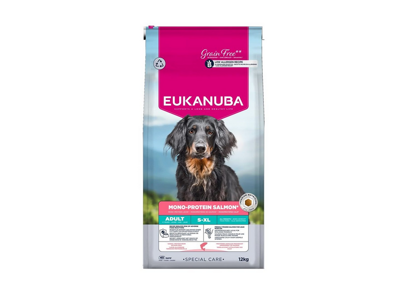 Eukanuba Special Care Mono-Protein Adult Salmon – dry dog food – 12kg