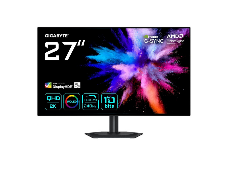 27" GIGABYTE GO27Q24G - 2560x1440 (QHD) - 240Hz - WOLED