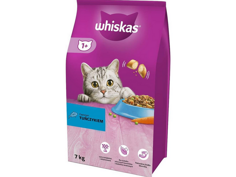 Whiskas Cat Adult with tuna - dry cat food - 7 kg