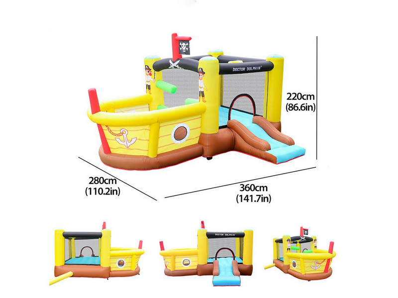 Doctor Dolphin Pirate Bouncer inkl. 450 watt blower