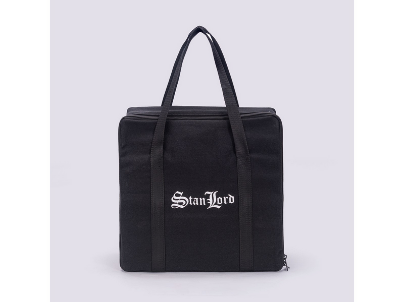 Stanlord Kongespil Pro mit robuster Canvas-Aufbewahrungstasche.