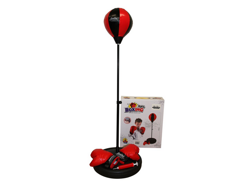 Stanlord Boxball mit Handschuhen