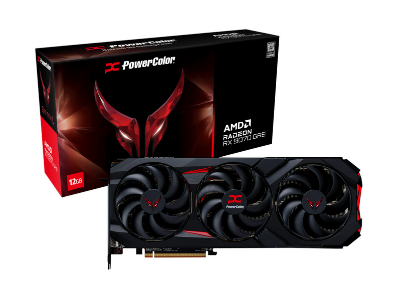 PowerColor Radeon RX 9070 GRE Red Devil - 12GB GDDR6 RAM - Grafikkarte