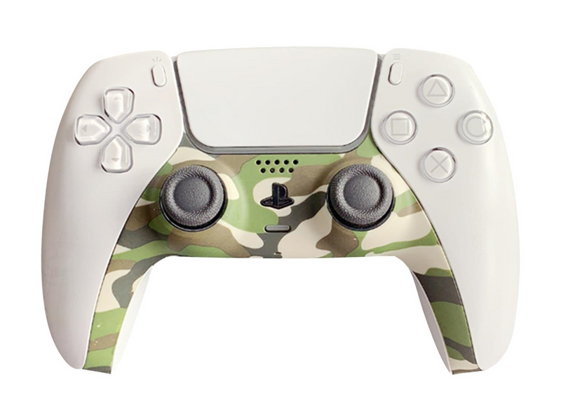 PIRANHA PS5 Controller Skin - Camo Green