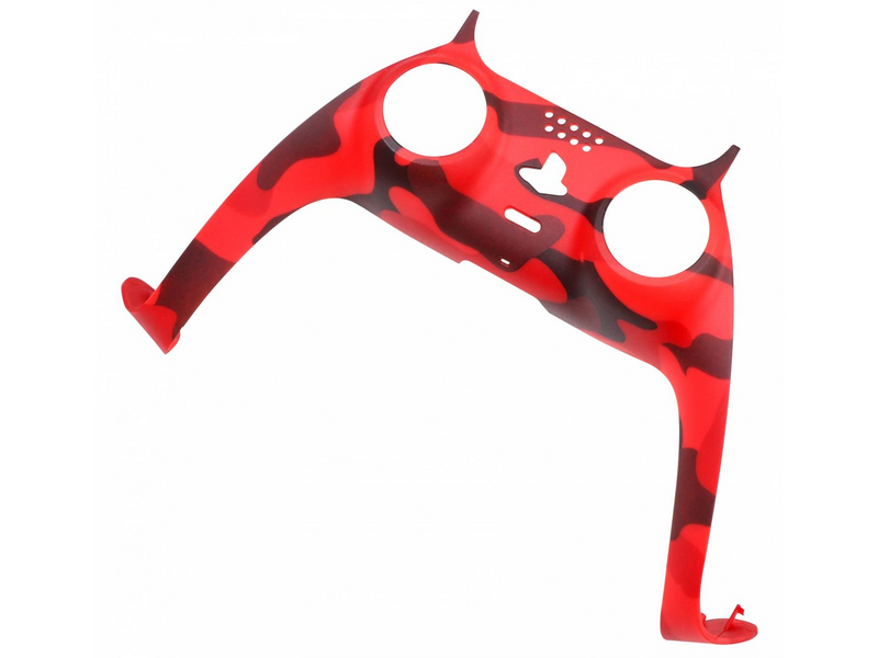 PIRANHA PS5 Controller Skin - Camo Red