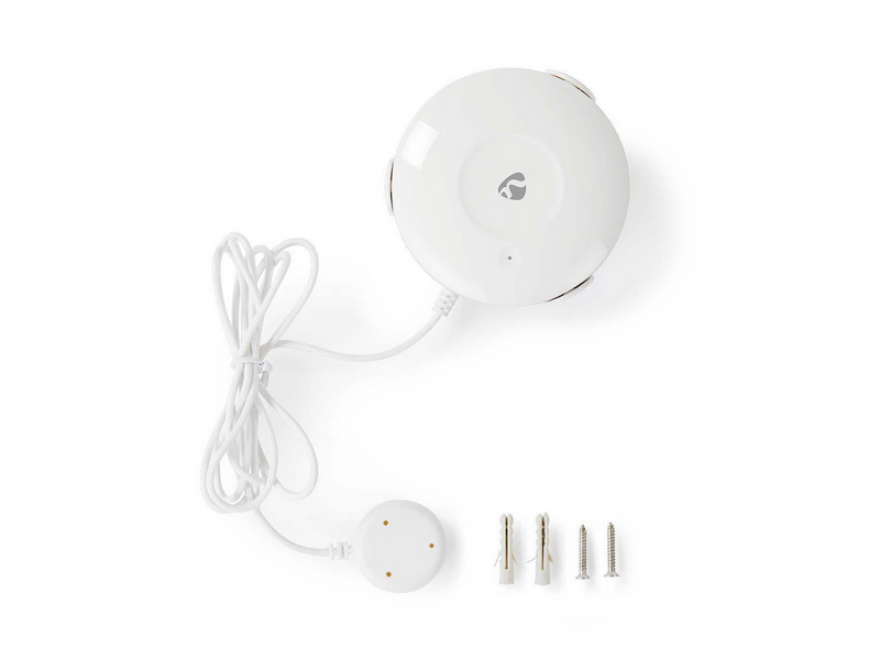 Nedis SmartLife Water Detector, Wi-Fi, Battery, White