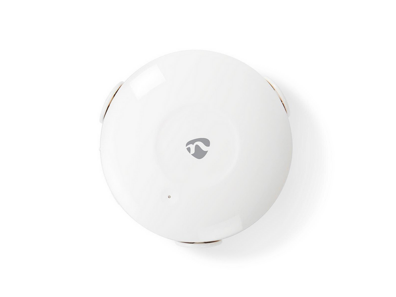 Nedis SmartLife Water Detector, Wi-Fi, Battery, White