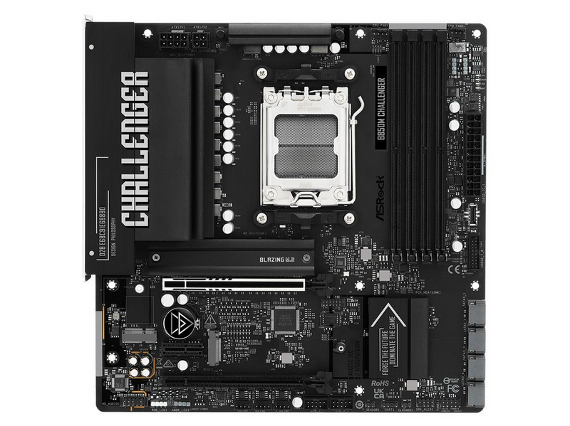 ASRock B850M Challenger Mainboard - AMD B850 - AMD AM5 - DDR5 RAM - Micro-ATX