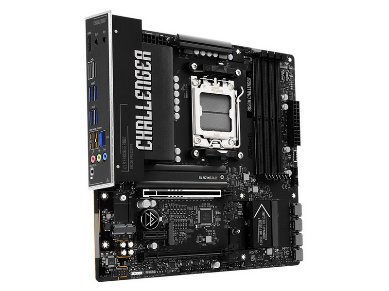 ASRock B850M Challenger Mainboard - AMD B850 - AMD AM5 - DDR5 RAM - Micro-ATX