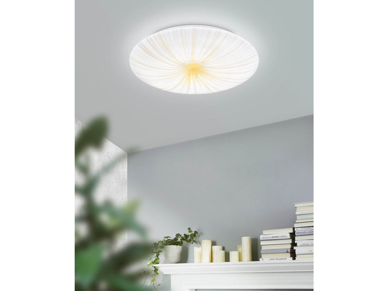 EGLO NIEVES plafond Ø31 cm 10W LED 1100 lm white/gold